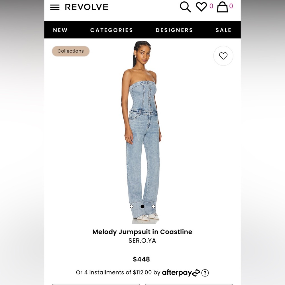Melody Jumpsuit in Coastline
SER.O.YA
